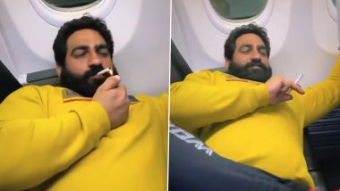 Man Smokes On Flight: नियम पायदळी तुडवत प्रवाशाचं Spice Jet च्या Dubai-New Delhi विमानात धुम्रपानाचा जुना व्हिडिओ वायरल; Aviation Security ने पूर्वीच कारवाई केल्याचं Bureau of Civil Aviation Security कडून स्पष्टीकरण